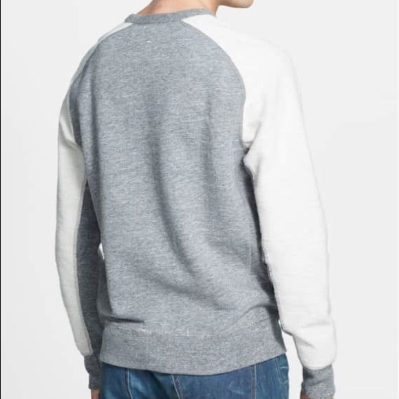 Rag & Bone Terry Colorblock Crewneck Sweatshirt - Picture 2 of 4